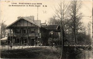 CPA FONTENAY-sous-BOIS Le Restaurant de la Porte Jaune (600043)