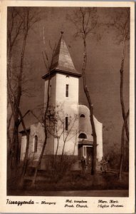 Hungary Tiszagyenda Church Postcard C027