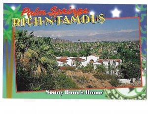 Palm Springs California Rich & Famous Sony Bono's Home 4 by 6