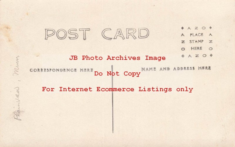 MN, Plainview, Minnesota, RPPC, Plainview Drug Company Store, Photo
