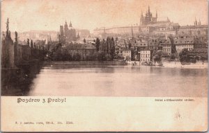 Czech Republic Prague, Prag Pozdrav z Praby! Vintage Postcard C184