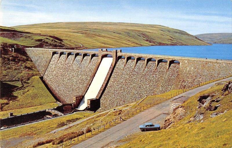 BR66918 claerwan dam elan valley  car voiture  wales 14x9cm