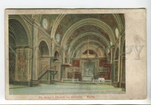 438792 Malta Valletta St.Johns Church Vintage postcard