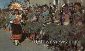 Corn Maiden Dance - San Juan Pueblo, New Mexico NM Postcard