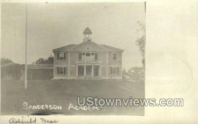 Real Photo - Sanderson Academy - Ashfield, Massachusetts MA