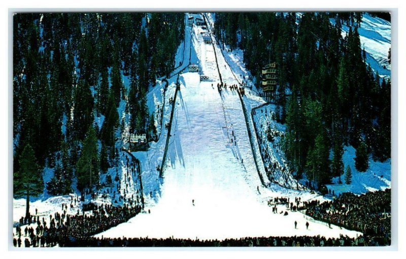 SQUAW VALLEY, Lake Tahoe Area, CA ~ SKI JUMP Home of 1960 Olympics  Postcard