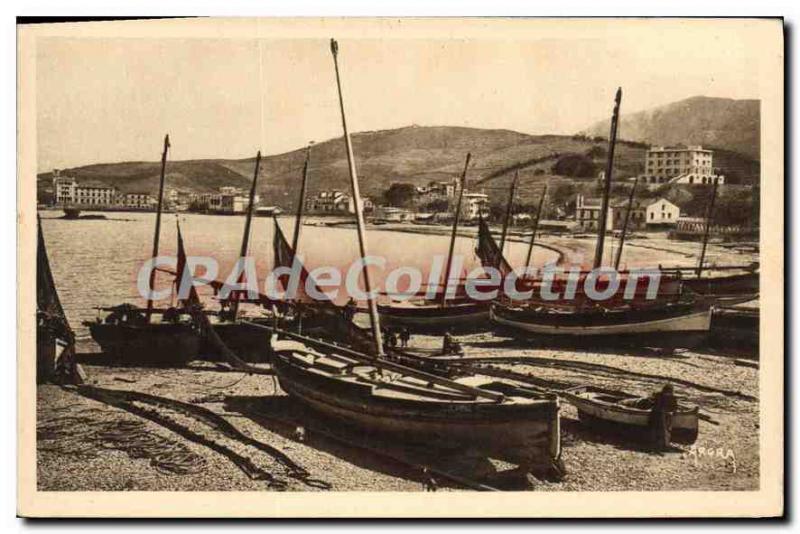 Postcard Old Port Banyuls Sur Mer