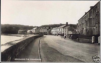 wales, BEAUMARIS, Anglesey, The Promenade (1933) RPPC