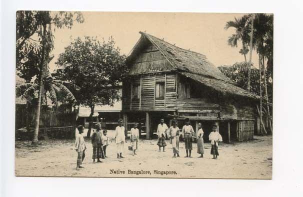 Singapore Native Bangalore China Postcard