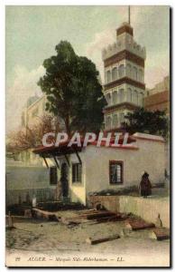 Algeria Algiers Old Postcard Mosque Sidi Abderrahman