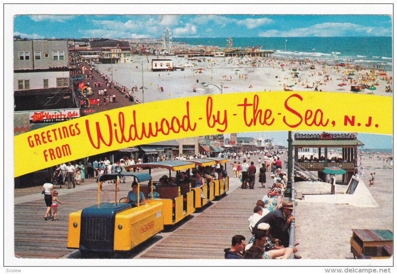 Miniature Train , WILDWOOD-by-the-SEA , New Jersey , 50-60s