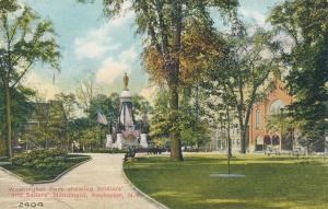 Washington Park Soldiers' and Sailors' Monument Rochester New York pm 1910 - DB