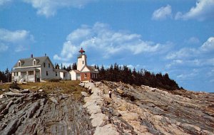 Pemaquid point Lighthouse New Harbor, Maine USA Unused