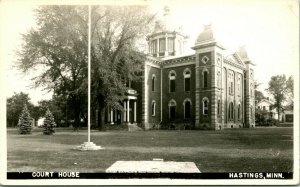 RPPC Old Dakota County Court House Hastings Minnestota MN UNP Postcard