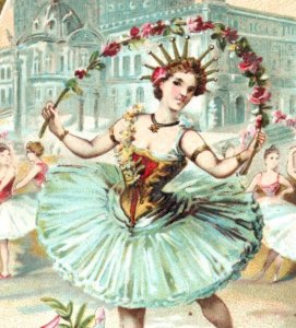 1880s-90s French La Danse Ballet Dancers F159