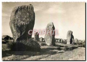 Modern Postcard Carnac alignments megalithic Menec