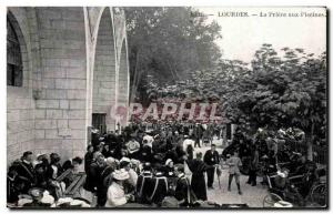 Old Postcard The Prayer to Lourdes Pools