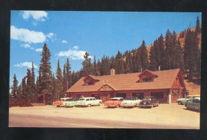 MONARCH PASS COLORADO MONARCH CREST LODGE 1950's CARS VINTAGE POSTCARD