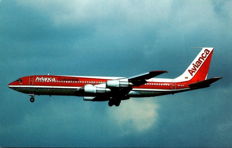 AVIANCA Boeing 707-359B At Los Angeles International Airport