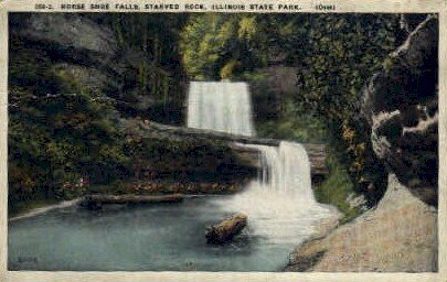 Horse Shoe Falls - State Park, Illinois IL  