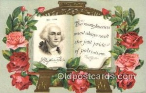 George Washington 1st USA President Unused very light crease left bottom corn...