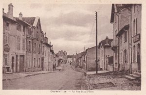 Gerbeviller La Rue Saint Pierre French Old Postcard