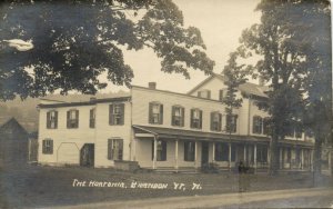 PC CPA US, VERMONT, BRANDON, THE HORTONIN ,VINTAGE REAL PHOTO POSTCARD (b5473)