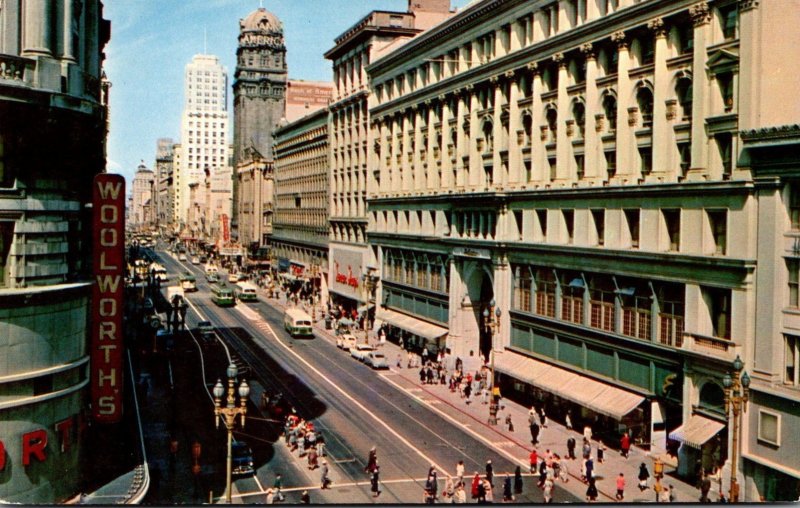 California San Francisco Market Street Woolworth