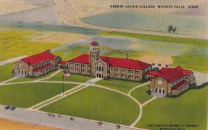 Postcard Hardin Junior College Wichita Falls Texas TX