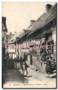 Old Postcard Old House Auray De La Rue Neuve