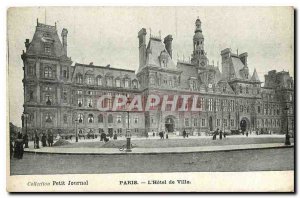 Old Postcard Collection Diary Paris L'Hotel de Ville