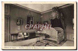 Postcard Old Castle of Coppet Bedroom of Madame de Sta?l