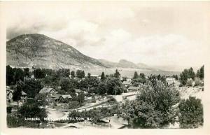 Canada, Penticton, B.C, RPPC, Town View Looking North