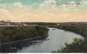 MOOSE JAW, Saskatchewan, PU-1909; Canoeing