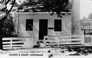 Ulysses S. Grant Birthplace Columbus, Ohio OH Postcard