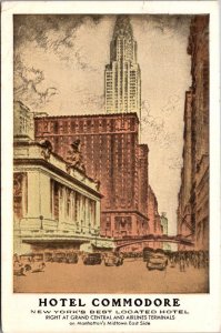 New York City City Hotel Commodore 1950