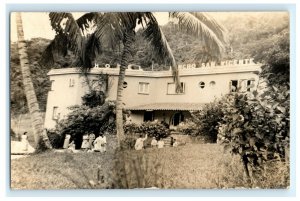 Early Hotel Rancho San Vicente Cuba Real Photo RPPC Postcard (J18)