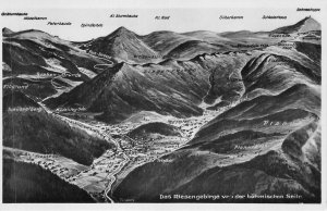 BT2826 riesengebirge  mountain map Krkonose Karkonosze poland