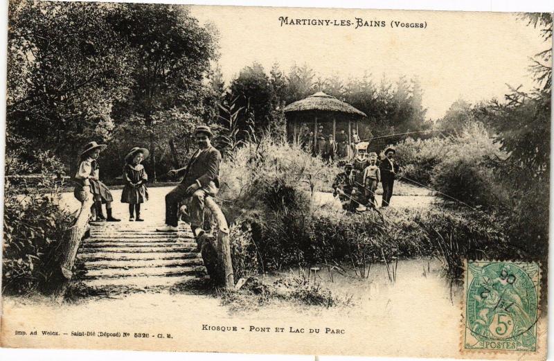 CPA MARTIGNY-les-BAINS - Kiosque - Port et Lac du Parc (200540)