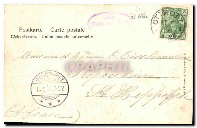 Old Postcard St. Odilienberg Mont Sainte Odile