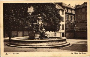 CPA RODEZ - La Place du Bourg (109621)