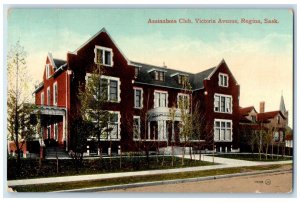 c1910 Assinaboia Club Victoria Avenue Regina Saskatchewan Canada Postcard