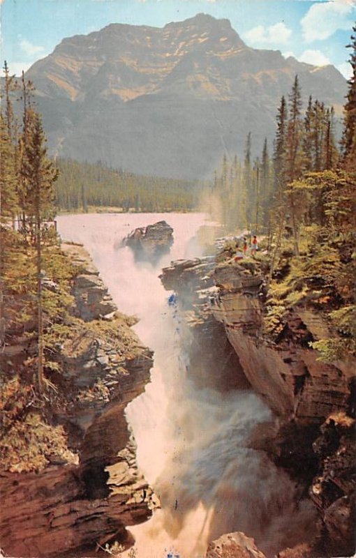 Athabasca Falls, Jasper National Park Alberta United Kingdom, Great Britain, ...