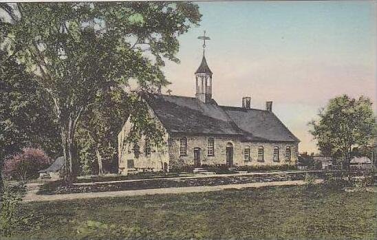 North Carolina Oldtown Bethabara Moravian Church Albertype