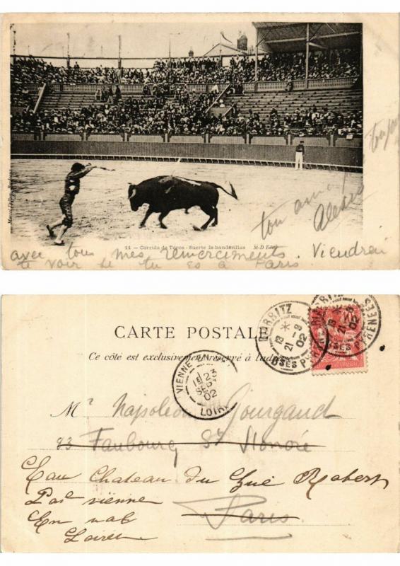 CPA Bullfighting - Corrida de Toros - Suerte de Banderillas (776042)