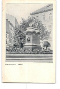 Prague Czech Republic Postcard 1907-1915 Statue of Josef Jungmann