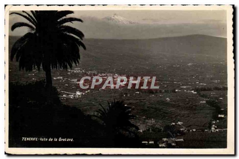 Old Postcard Tenerife Valle de la Orotava