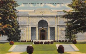 Memphis Tennessee~Brooks Memorial Art GAllery~Greek Ionic Columns in Doorway~'43