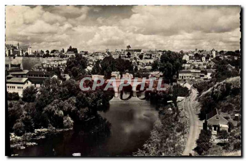 Modern Postcard Sevres Thouars two general view and the Pont Neuf