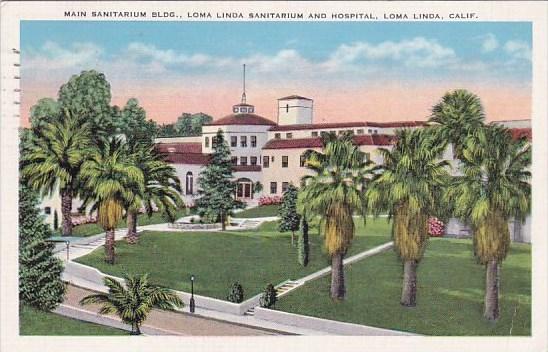 California loma Lina Main Sanitarium Building loma Linda Sanitarium And Hospi...